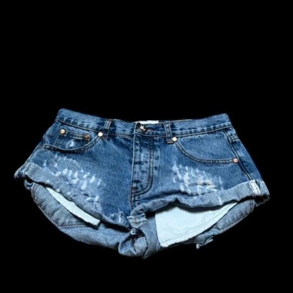 One teaspoon  Jean shorts - Picture 1 of 1